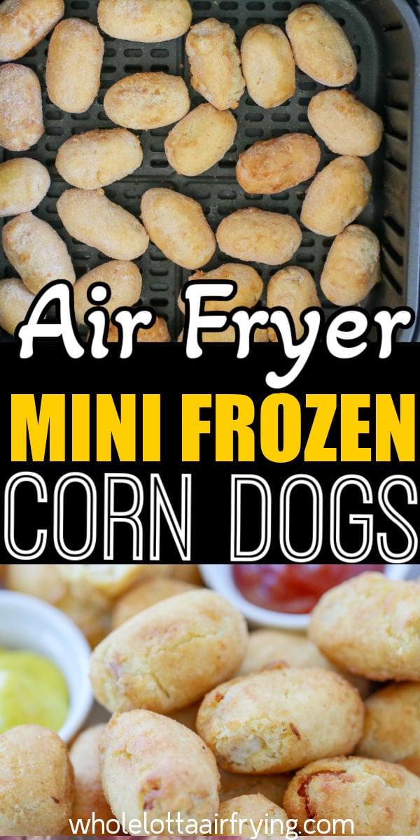 Crispy Air Fryer Frozen Mini Corn Dogs